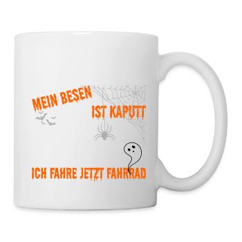 Fahrrad Mountainbike Hobby Fahrradfahren - Tasse - Weiß - Rechts