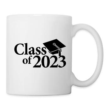 Cadeau de fête de fin d’études de la promotion 2023 pour lui et elle - Mug blanc - blanc - Droite