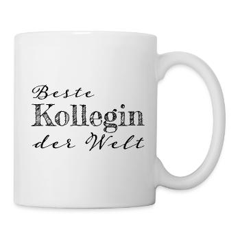 Kollegin Abschiedsgeschenk Geschenkidee - Tasse - Weiß - Rechts