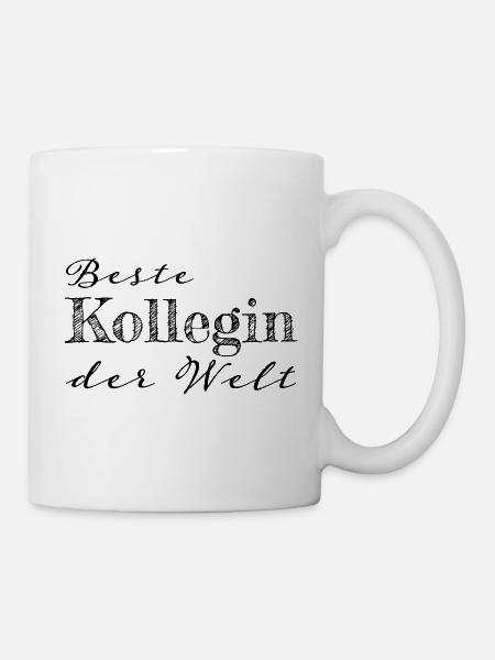 Kollegin Abschiedsgeschenk Geschenkidee - Tasse - Weiß