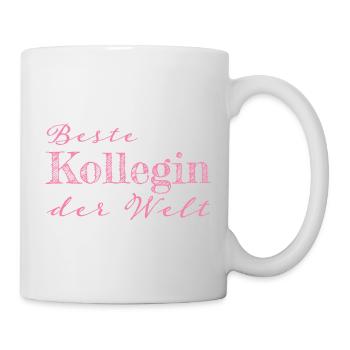 Kollegin Abschiedsgeschenk Geschenk - Tasse - Weiß - Rechts