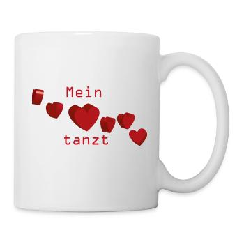 My heart dances - Mug - white - Right