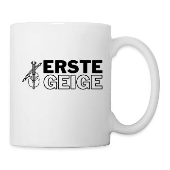 Erste Geige - Tasse - Weiß - Rechts