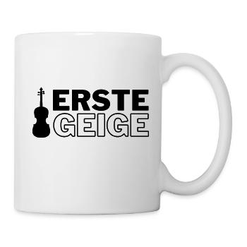 Erste Geige - Tasse - Weiß - Rechts