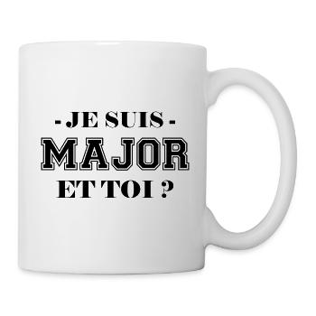 Major Militaire Armée Métier Super Pouvoir - Mug blanc - blanc - Droite