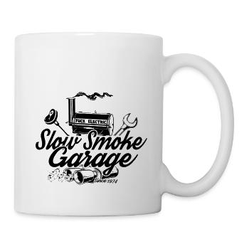 Slow Smoke Garage 5000 Black - Mug blanc - blanc - Droite