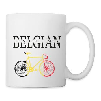 CYCLING IN BELGIUM - Mug - white - Right