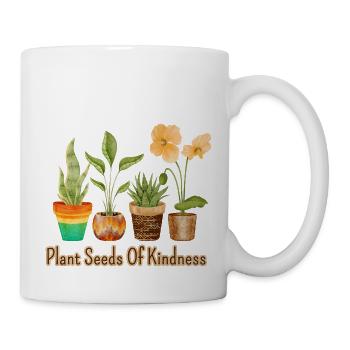 Jardiniers Jardiniers Jardinage Creuser une plante - Mug blanc - blanc - Droite