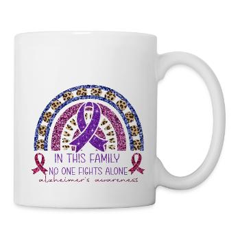 Alzheimer's Disease Brain Forgotten Forgetful - Mug - white - Right
