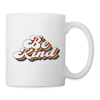 Soyez enfant arc-en-ciel - Mug blanc - blanc - Droite