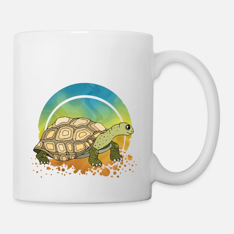 Schildkröte - Tasse - Weiß