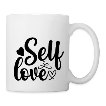 Selbstliebe - positives Zitat - Tasse - Weiß - Rechts