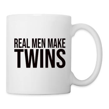 Real Men Make Twins - Tasse - Weiß - Rechts