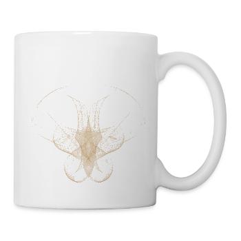 Conception de points abstraits - Mug blanc - blanc - Droite