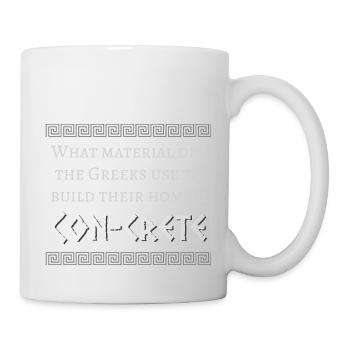 Antike Griechische Mythologie Spruch für - Tasse - Weiß - Rechts