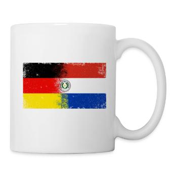 Paraguay Germany Flag - Tasse - Weiß - Rechts