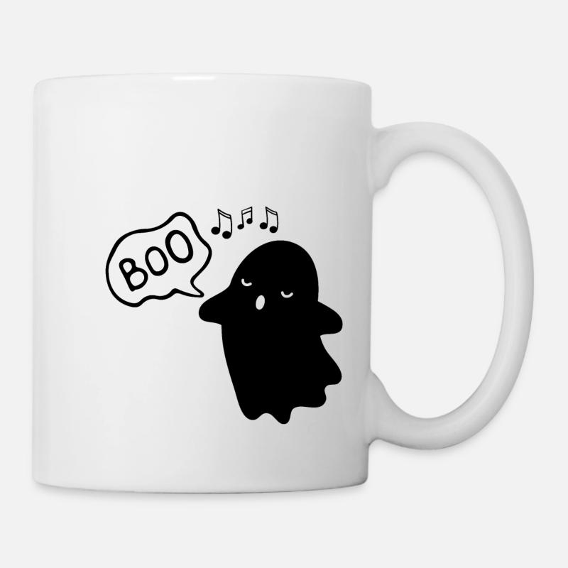 Boo Geist Halloween - Tasse - Weiß