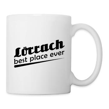 Lörrach - Stadt best place ever - Tasse - Weiß - Rechts