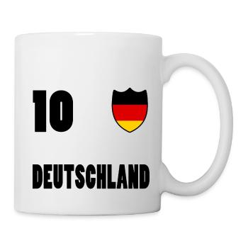 DEUTSCHLAND 10 - Tasse - Weiß - Rechts