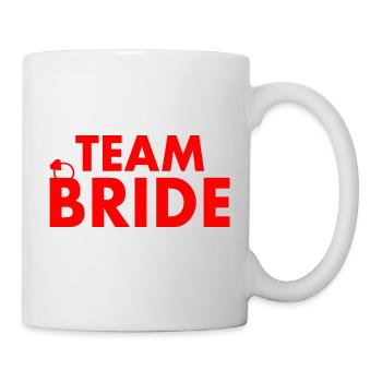 Team bride - Tasse - Weiß - Rechts
