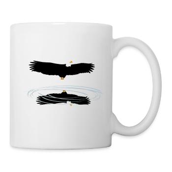 Seeadler Reflexion lustige Tiere fun4m3animal - Tasse - Weiß - Rechts