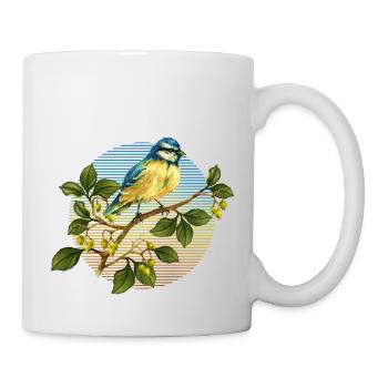 Colorful bird - Mug - white - Right