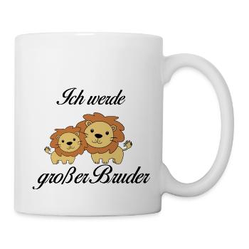 Großer Bruder - Tasse - Weiß - Rechts