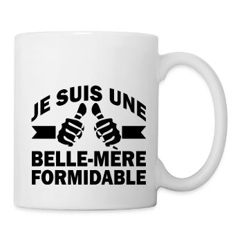 belle-mère formidable / humour belle-mère - Mug blanc - blanc - Droite