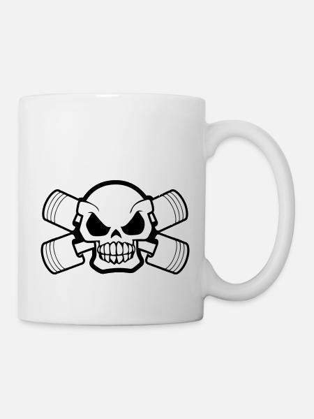 Head Bones Motors - Mug - white