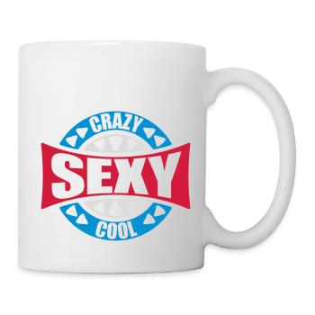 design cool sexy fou - Mug blanc - blanc - Droite