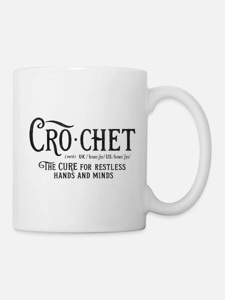 CROCHET - the Cure (without yarn ball) - Tasse - Weiß