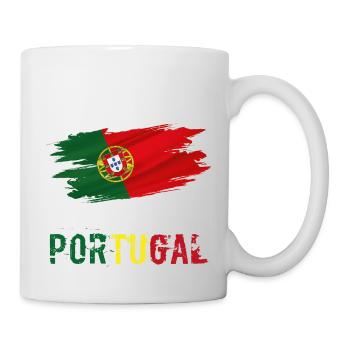 Flag Patriot Gift Home Country Flag Portugal - Mug - white - Right
