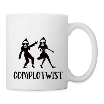 COMPLOTWIST - Mug blanc - blanc - Droite