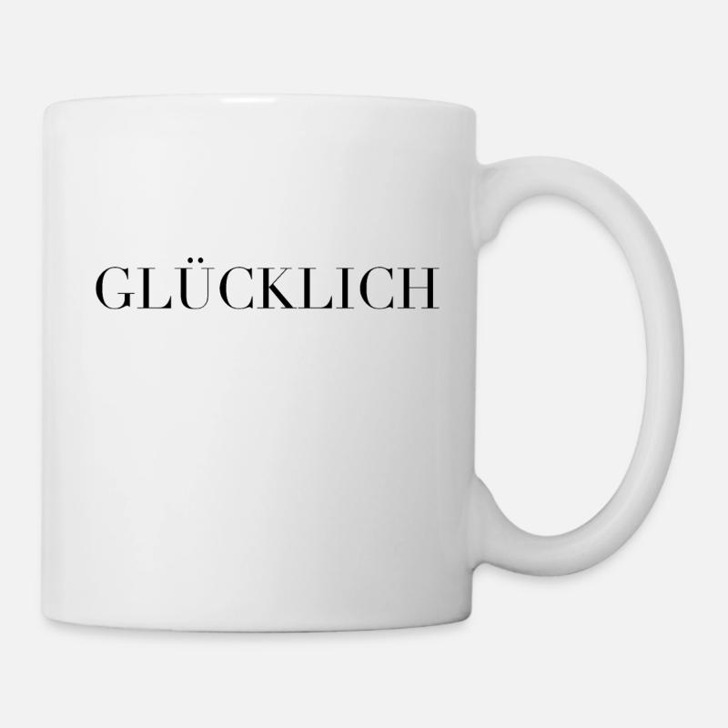 HAPPY - Mug - white