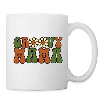 Groovy Mama Fête des mères Matching Family For Women - Mug blanc - blanc - Droite