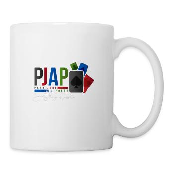 papa joue au poker design - Mug blanc - blanc - Droite