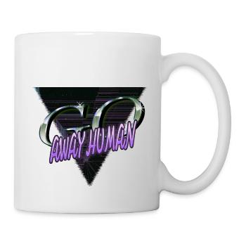 big cat business cat tshirts funny avacato black - Tasse - Weiß - Rechts