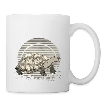 Tortue - Mug blanc - blanc - Droite