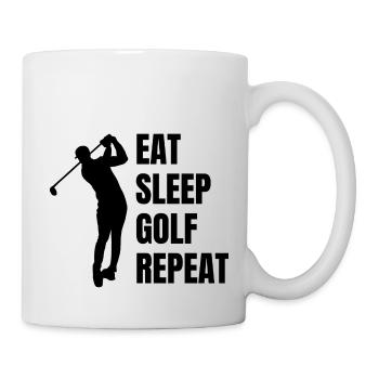 Golf Golfeur Golf Club De Golf Dicton Balle de Golf - Mug blanc - blanc - Droite
