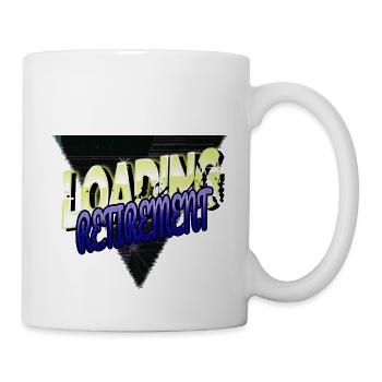 present idea birthday present awesome pension geek - Tasse - Weiß - Rechts