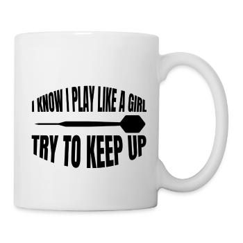 Darts Gift Darts Saying Dartsport Player - Mug - white - Right