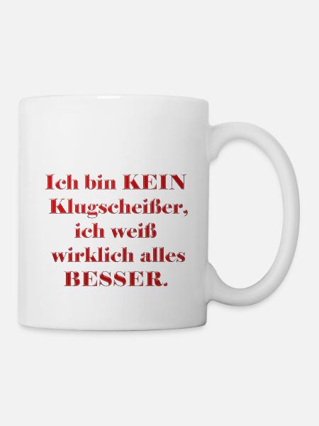 Wissen - Tasse - Weiß