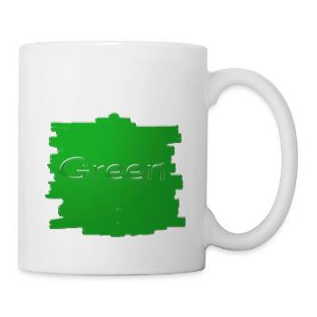 Vert - Mug blanc - blanc - Droite