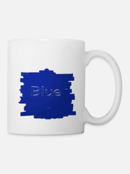 Blue - Tasse - Weiß
