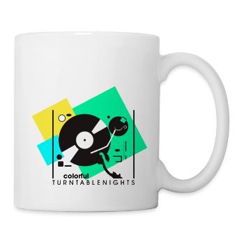 colorful turntablesnights1 - Mug - white - Right