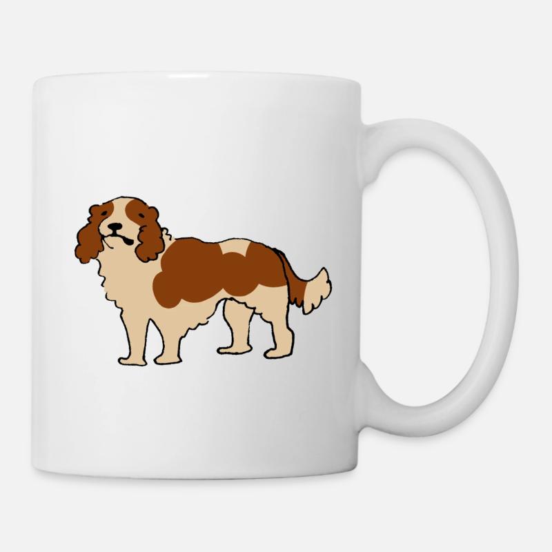 Cavalier King Charles Spaniel - Mug - white