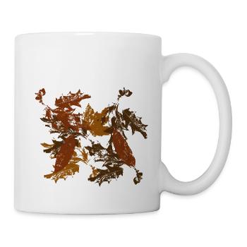 Feuilles - Mug blanc - blanc - Droite