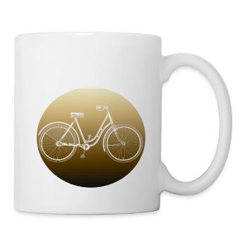 Bicyclette - Mug blanc - blanc - Droite