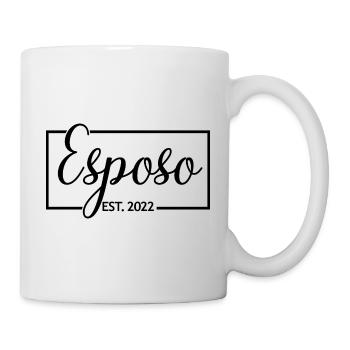 Esposo Est. 2022 Fiançailles pour le mariage du marié - Mug blanc - blanc - Droite
