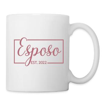 Esposo Est. 2022 Fiançailles pour le mariage du marié - Mug blanc - blanc - Droite